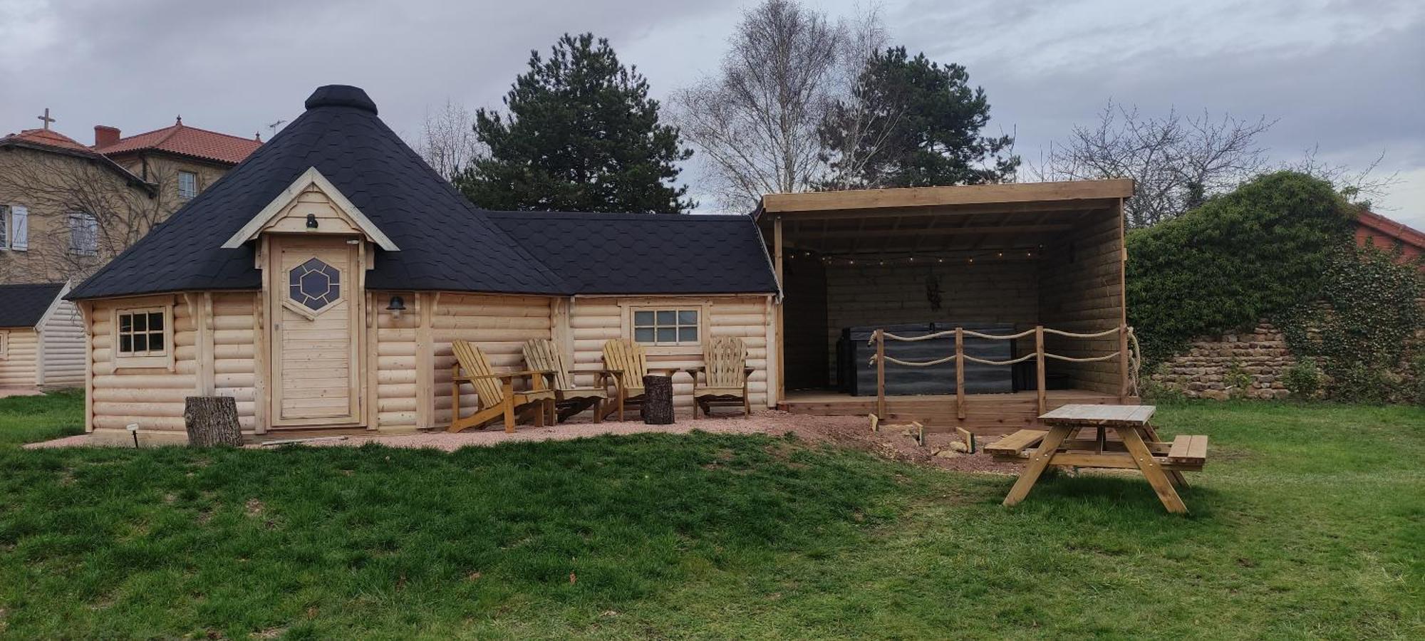 Les Cabanes Du Grand Nord Pradines  Bagian luar foto